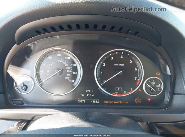 WBA5A7C55GG147786 2016 BMW 5 SERIES Blue Հետևի նստատեղերի տեսք