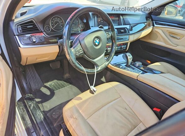 WBA5A7C57GG145277 2016 BMW 5 SERIES White Առջևի վահանակի տեսք