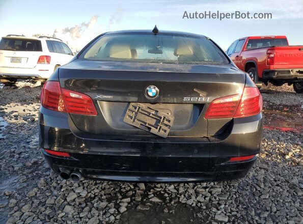 WBA5A7C59GG151954 2016 BMW 5 SERIES Black Rear view
