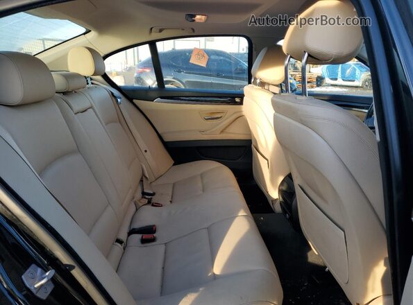 WBA5A7C59GG151954 2016 BMW 5 SERIES Black Rear seats view