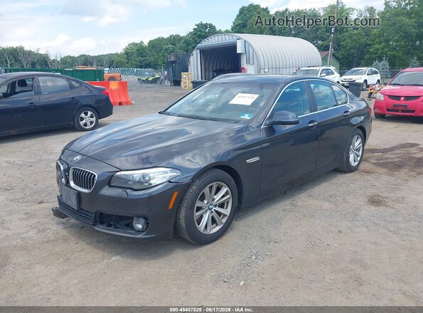 WBA5A7C5XGG151381 2016 BMW 5 SERIES Black Передня ліва чверть