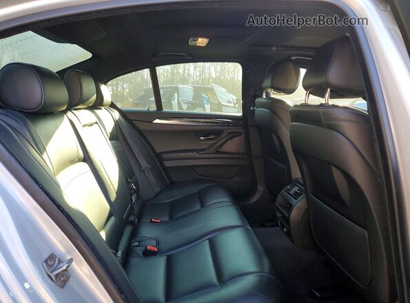 WBA5B1C51GG551341 2016 BMW 5 SERIES Silver Vista de los asientos traseros