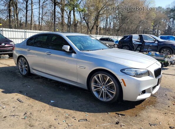 WBA5B1C51GG551341 2016 BMW 5 SERIES Silver Delantero derecho