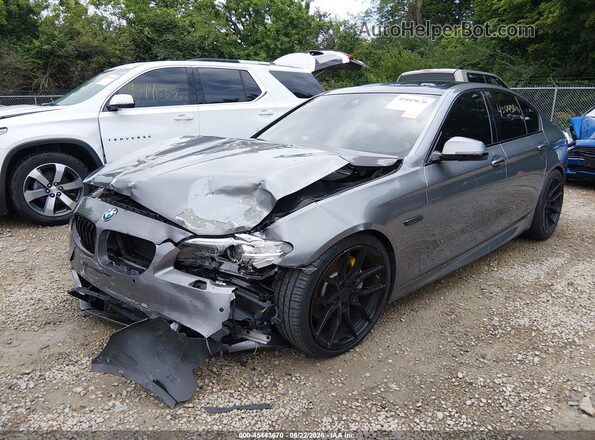 WBA5B1C51GG551615 2016 BMW 5 SERIES Gray Front left