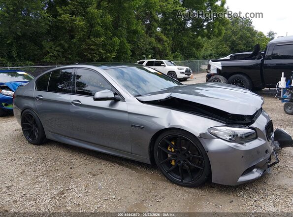 WBA5B1C51GG551615 2016 BMW 5 SERIES Gray Rear interior view