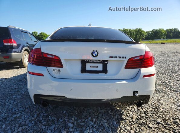 WBA5B1C55GG553447 2016 BMW 5 SERIES White Հետևի տեսք