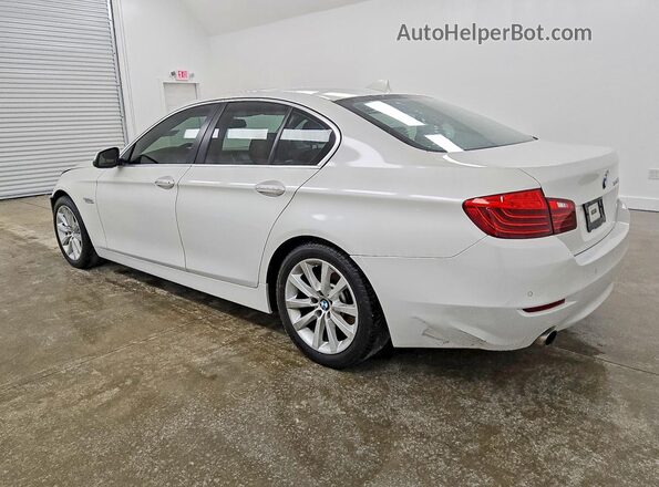 WBA5B1C57GG134905 2016 BMW 5 SERIES White Trasero izquierdo