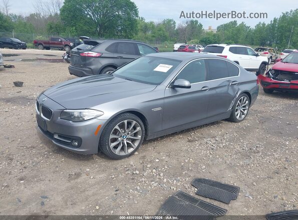 WBA5B3C50GD549738 2016 BMW 5 SERIES Gray Front left
