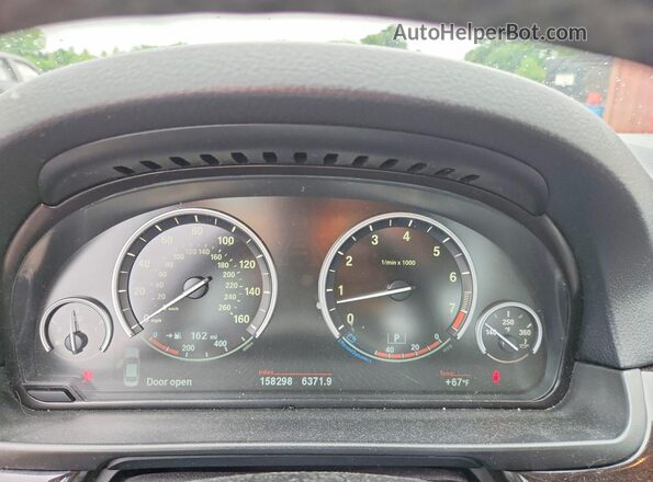 WBA5B3C50GG252953 2016 BMW 5 SERIES Gray Вид щитка приладів