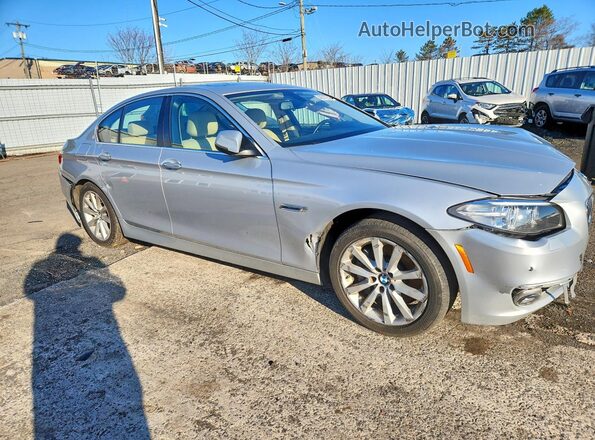 WBA5B3C50GG255920 2016 BMW 5 SERIES Silver Передня права чверть