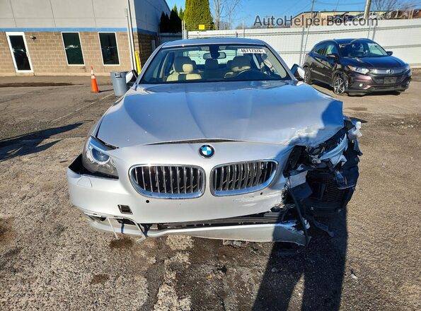 WBA5B3C50GG255920 2016 BMW 5 SERIES Silver Вид спереду