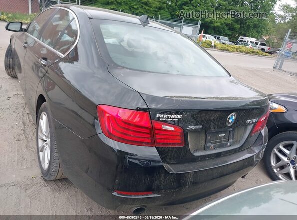 WBA5B3C50GG259076 2016 BMW 5 SERIES Black Tył lewy
