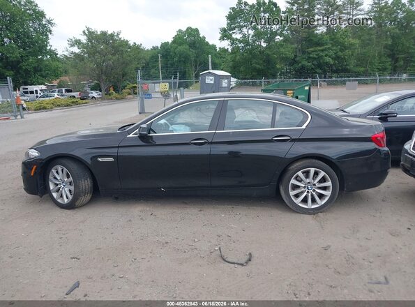 WBA5B3C50GG259076 2016 BMW 5 SERIES Black Widok wnętrza 360 stopni
