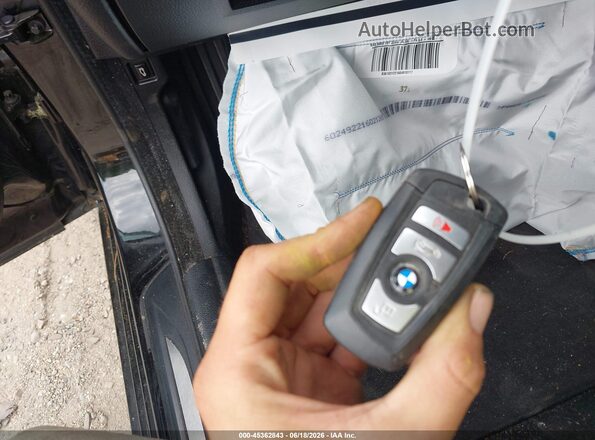 WBA5B3C50GG259076 2016 BMW 5 SERIES Black Widok deski rozdzielczej