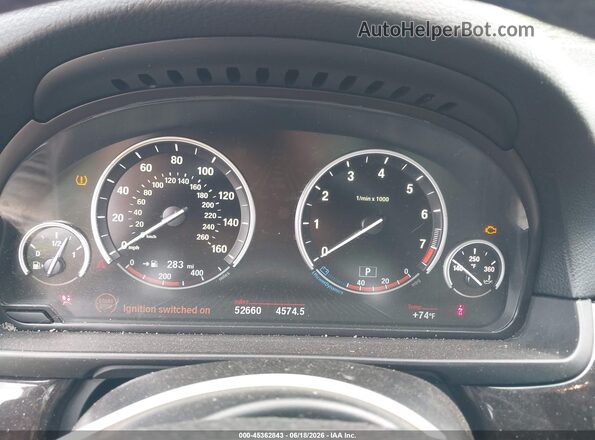 WBA5B3C50GG259076 2016 BMW 5 SERIES Black Widok tylnych siedzeń