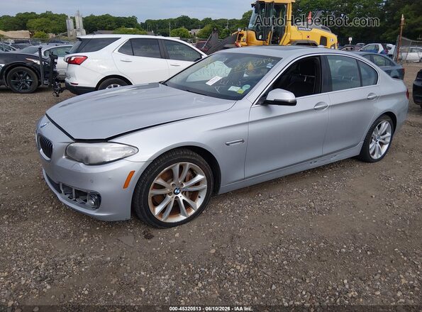 WBA5B3C51GG252590 2016 BMW 5 SERIES Gray Vista tres cuartos delantera izquierda