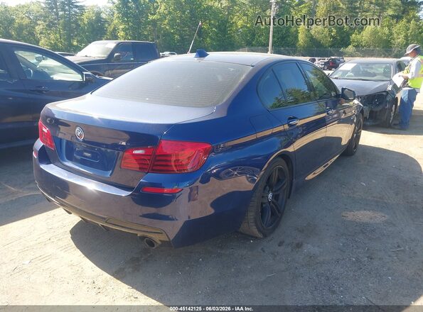 WBA5B3C52GG255806 2016 BMW 5 SERIES Синий Задняя правая четверть