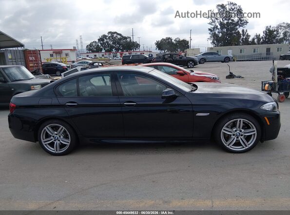 WBA5B3C53GG253904 2016 BMW 5 SERIES Black Widok wnętrza z tyłu