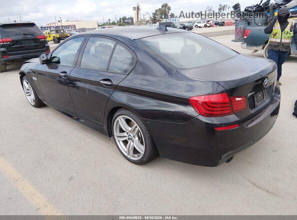 WBA5B3C53GG253904 2016 BMW 5 SERIES Black Tył lewy