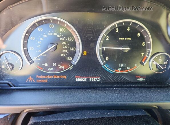 WBA5B3C55GG252799 2016 BMW 5 SERIES White Սարքավորումների վահանակի տեսք