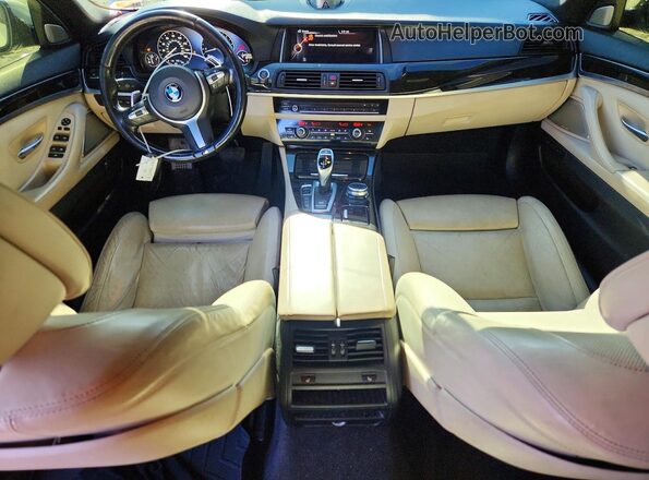 WBA5B3C55GG252799 2016 BMW 5 SERIES White Առջևի վահանակի տեսք