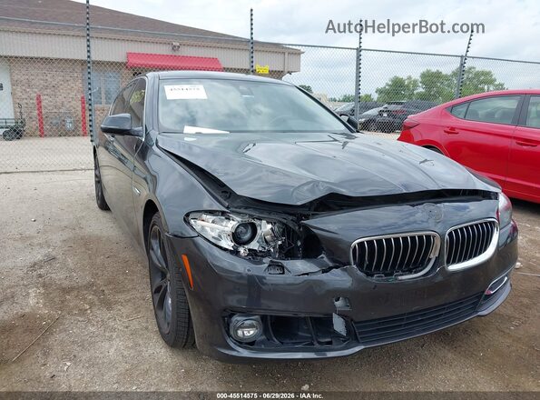 WBA5B3C57GG256840 2016 BMW 5 SERIES Black Vista frontal