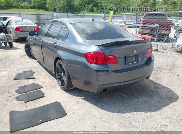 WBA5B3C5XGG254676 2016 BMW 5 SERIES Gray Rear left