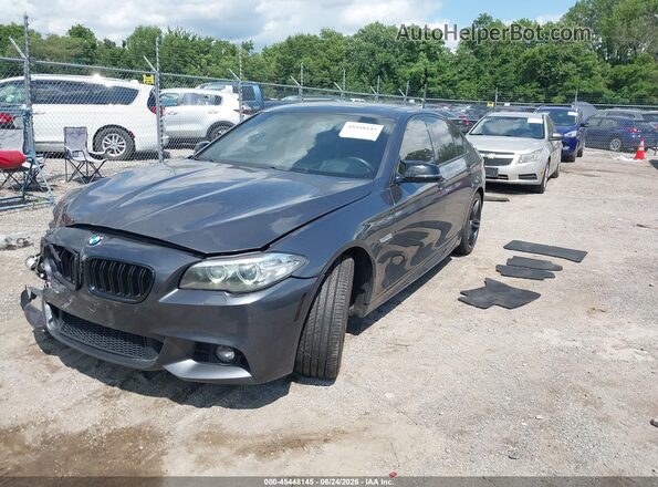 WBA5B3C5XGG254676 2016 BMW 5 SERIES Gray Front left