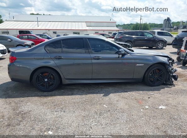WBA5B3C5XGG254676 2016 BMW 5 SERIES Gray Rear interior view