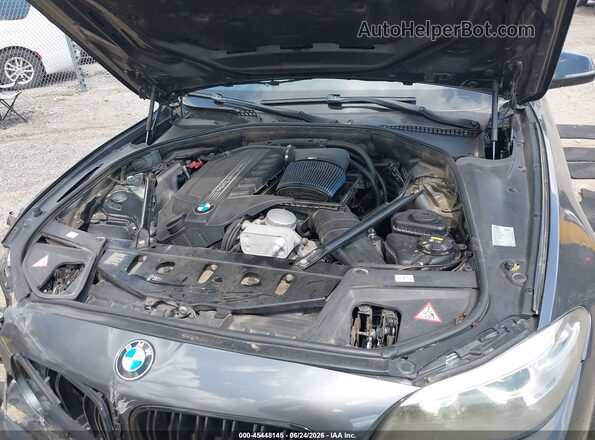 WBA5B3C5XGG254676 2016 BMW 5 SERIES Gray Rear view