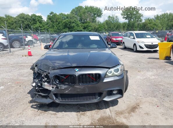 WBA5B3C5XGG254676 2016 BMW 5 SERIES Gray Instrument cluster view