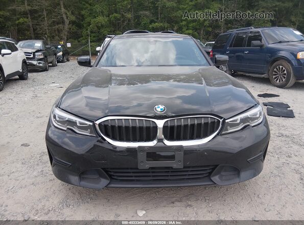 WBA5R1C50KFH14591 2019 BMW 3 SERIES Black ხელსაწყოთა პანელის ხედი