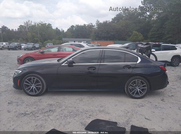 WBA5R1C50KFH14591 2019 BMW 3 SERIES Black სალონის 360-გრადუსიანი ხედი