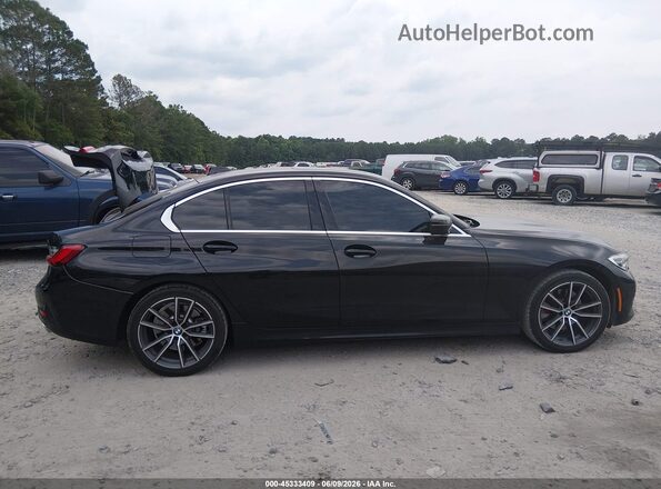 WBA5R1C50KFH14591 2019 BMW 3 SERIES Black უკანა სალონის ხედი