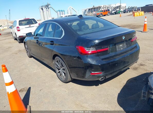 WBA5R1C52KAK10182 2019 BMW 3 SERIES Черный Задняя левая четверть