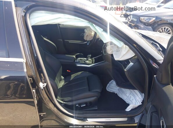 WBA5R1C55KAK06949 2019 BMW 3 SERIES Black Front interior view