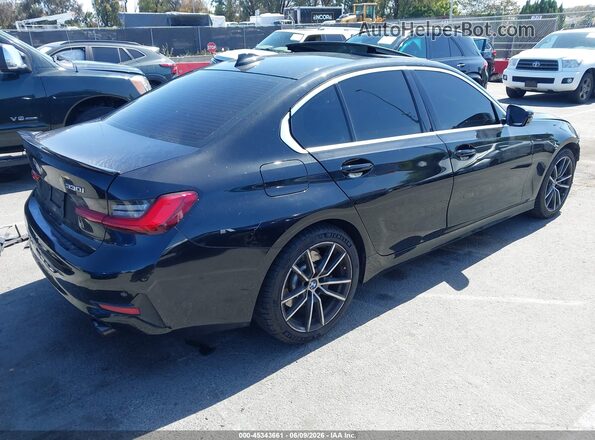 WBA5R1C55KAK06949 2019 BMW 3 SERIES Black Rear right