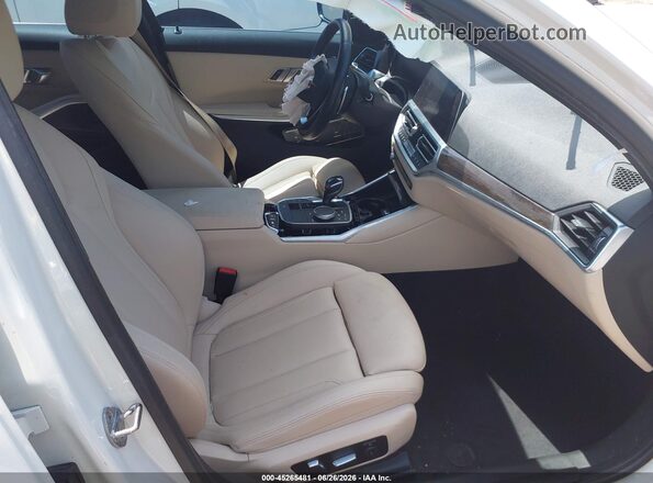 WBA5R1C55KAK11889 2019 BMW 3 SERIES Белый Вид салона спереди