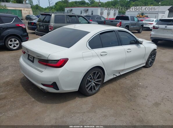 WBA5R1C56KFH05734 2019 BMW 3 SERIES White Tył prawy
