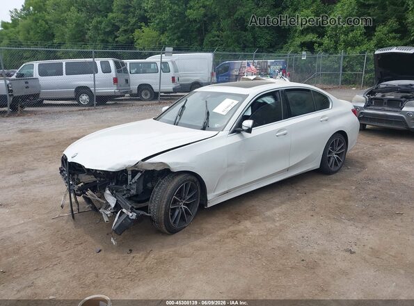 WBA5R1C56KFH05734 2019 BMW 3 SERIES White Przód lewy