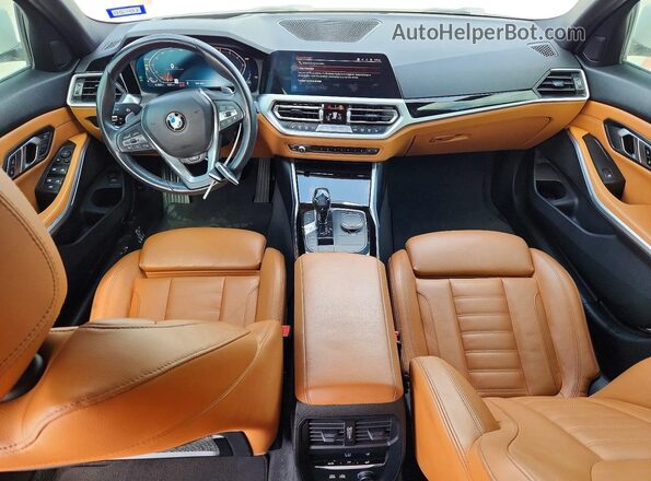 WBA5R1C57KAE82035 2019 BMW 3 SERIES Белый Вид панели приборов