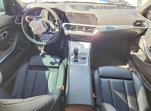 WBA5R1C58KAK09151 2019 BMW 3 SERIES White Вид панелі приладів