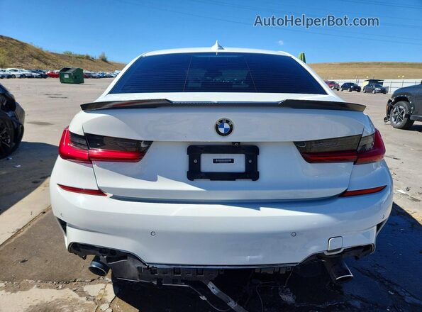 WBA5R1C58KAK09151 2019 BMW 3 SERIES White Вид ззаду