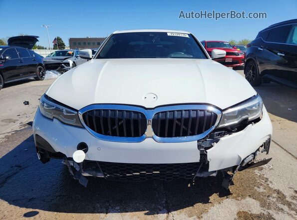 WBA5R1C58KAK09151 2019 BMW 3 SERIES White Вид спереду