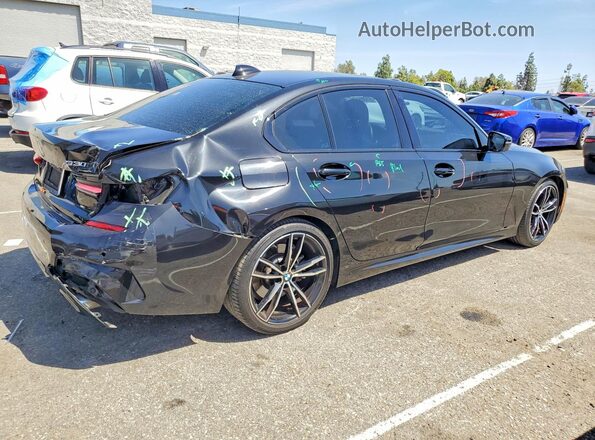 WBA5R1C58KAK11689 2019 BMW 3 SERIES Черный Задняя правая четверть