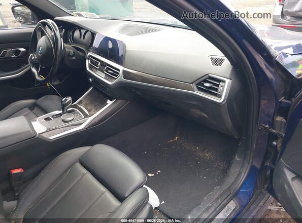 WBA5R7C00LFH90594 2020 BMW 3 SERIES Blue Front interior view