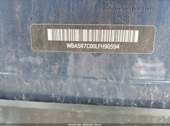 WBA5R7C00LFH90594 2020 BMW 3 SERIES Blue 