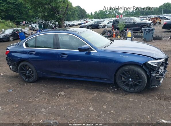 WBA5R7C00LFH90594 2020 BMW 3 SERIES Blue Rear interior view