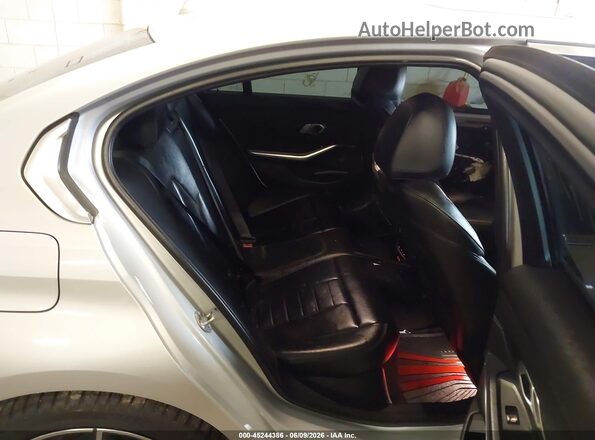 WBA5R7C0XMFK57604 2021 BMW 3 SERIES Silver VIN კოდის სტიკერის ხედი