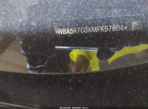 WBA5R7C0XMFK57604 2021 BMW 3 SERIES Silver ძრავის განყოფილების ხედი